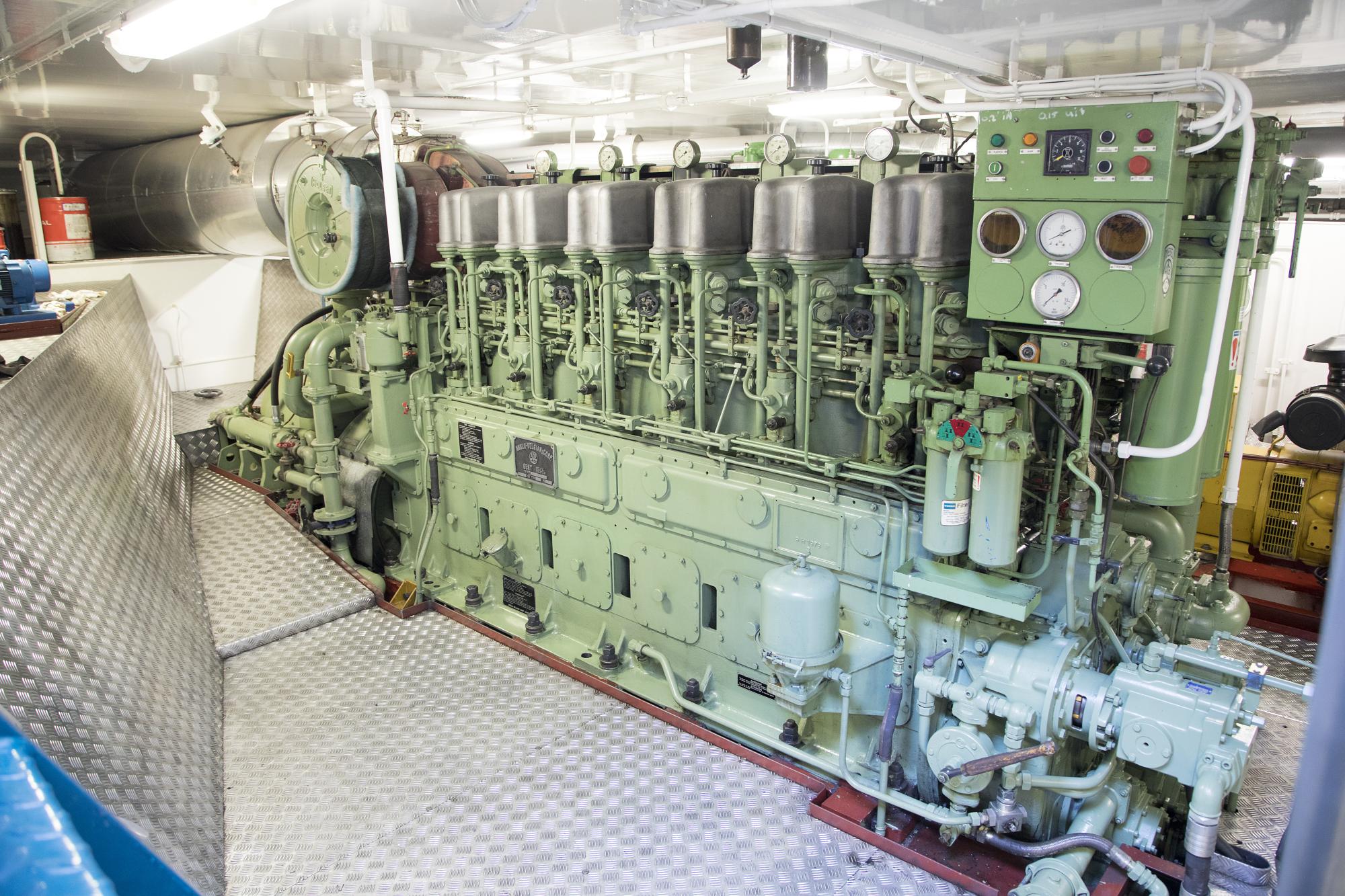 Antislip machinekamer vloeren