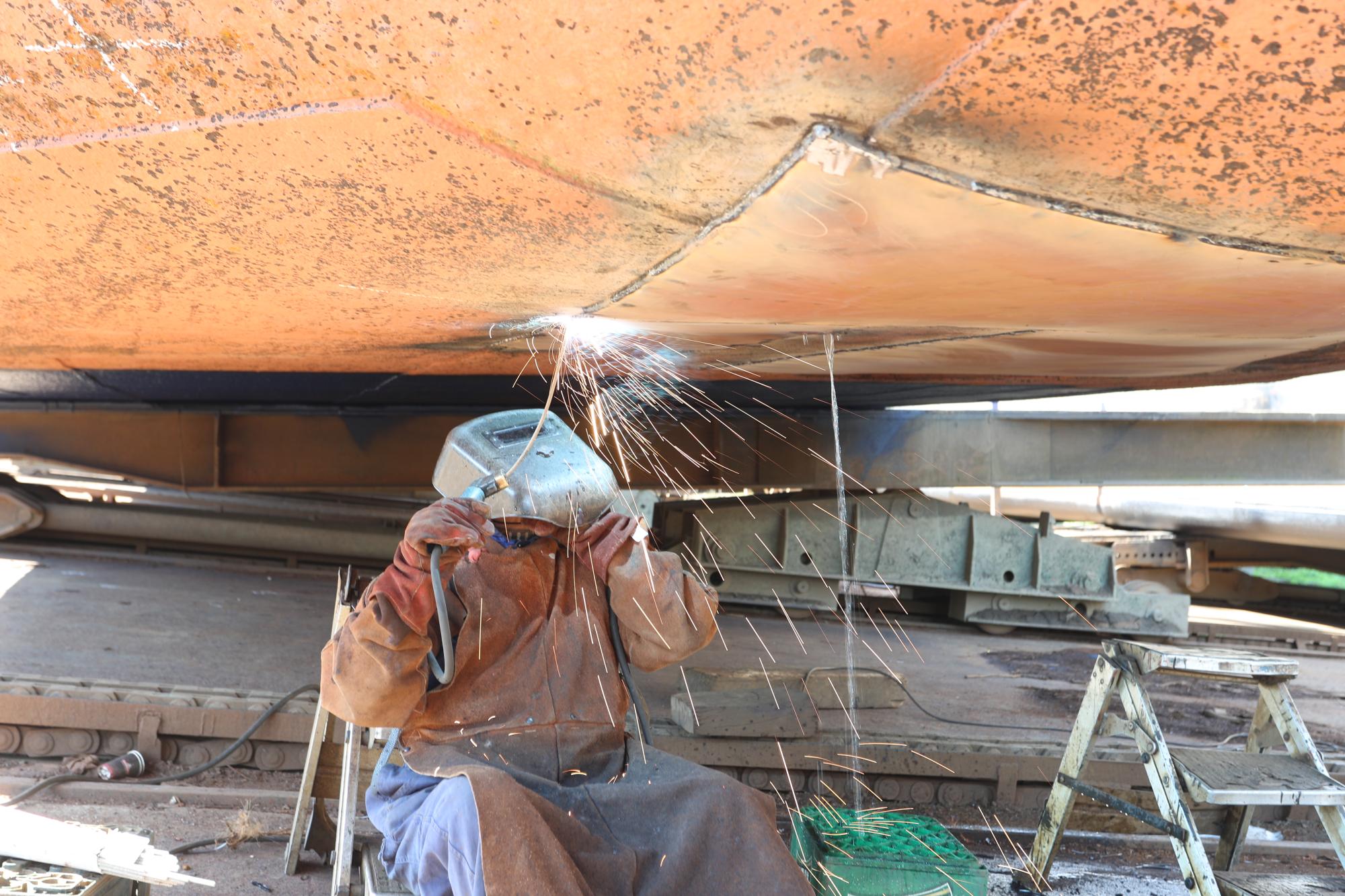 Peter Tinemans onderwater werkzaamheden